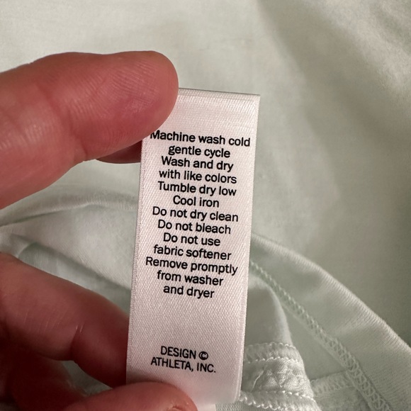 Athleta NWOT Mint Green Medium Short Sleeve Tee Shirt Workout Running Medium - Picture 12 of 16